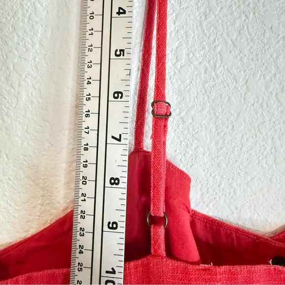 🌺 Cherry Red Cutie! Button-Front Sundress w/ Pockets – Size M🌺Preloved - Picture 14 of 16